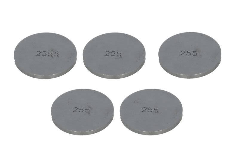 Set pastile reglaj joc supape TOURMAX oțel, · Ø29,5 × 2,55 mm