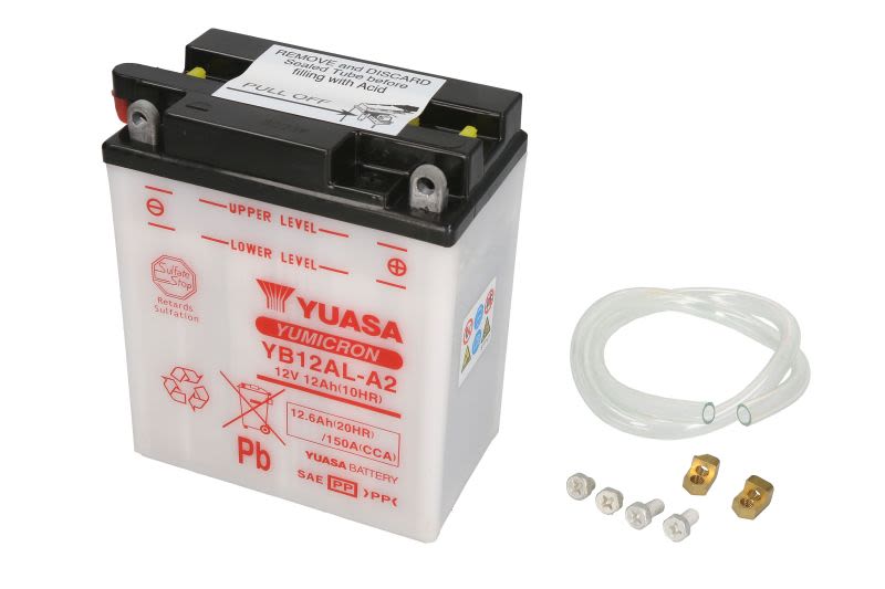 Baterie pornire YUASA 13,0 Ah, cantitate necesară de electrolit 0,75 l, înălțime 160,0 mm, lungime…