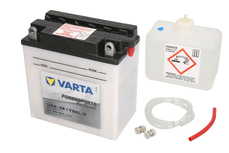 Baterie pornire VARTA 136 × 76 × 140 mm, 12 V, 9 Ah, 85 A, YB9L-B