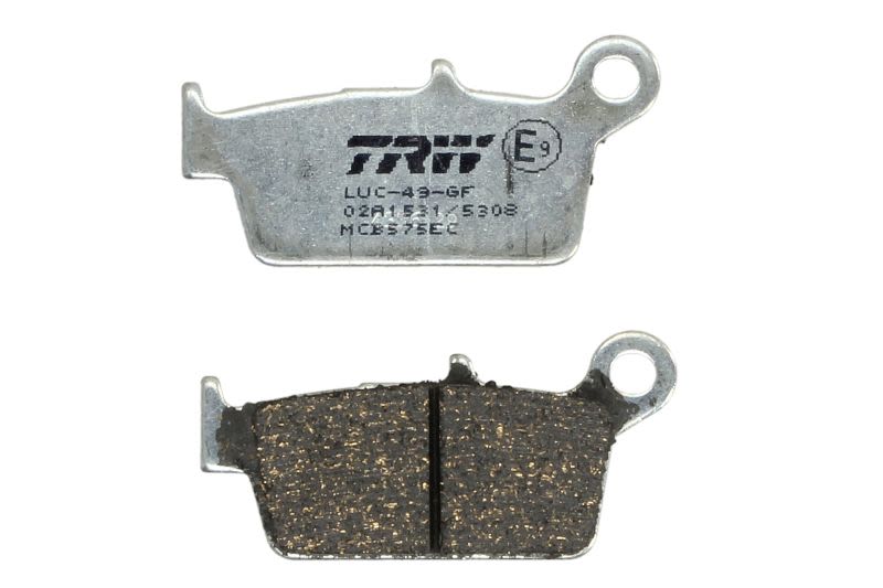Set plăcuțe frână disc TRW înălțime 36,1 mm, lungime 74,9 mm, lățime 74,9 mm, EC
