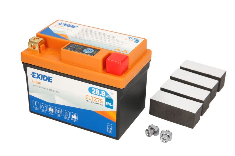 Baterie pornire EXIDE 2,0 Ah, înălțime 85,0 mm, lungime 115,0 mm, lățime 70,0 mm