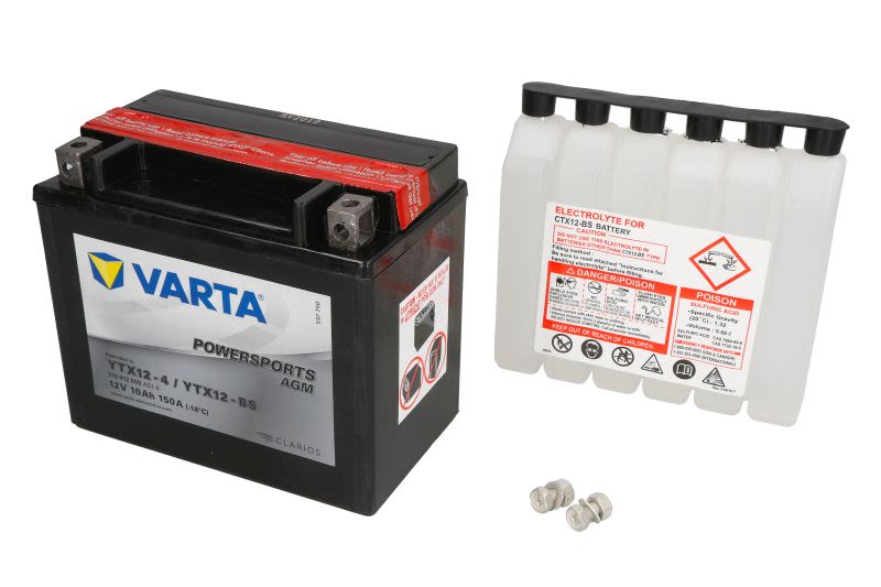 Baterie pornire VARTA 152 × 88 × 131 mm, 12 V, 10 Ah, 150 A, YTX12-BS