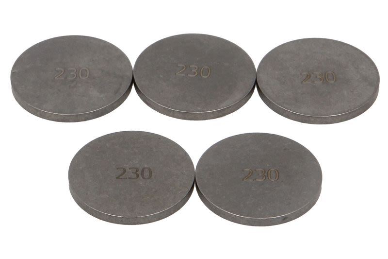Set pastile reglaj joc supape TOURMAX · Ø25 × 2,3 mm