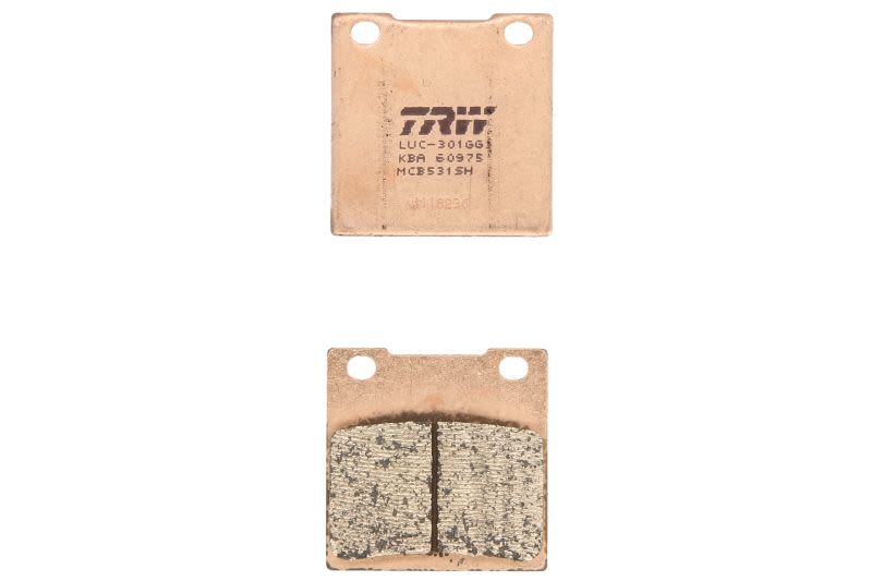 Set plăcuțe frână disc TRW înălțime 52,9 mm, lungime 52,5 mm, SH, spate