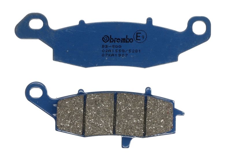 Set plăcuțe frână disc BREMBO înălțime 37,4 mm, lungime 133,5 mm, lățime 109,15 mm, față