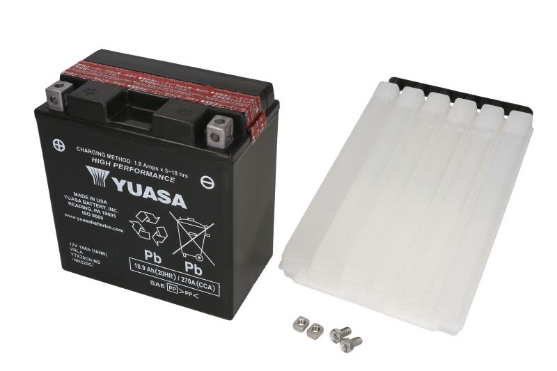 Baterie pornire YUASA 150 × 87 × 161 mm, 12 V, 19 Ah, 270 A, YTX20CH-BS