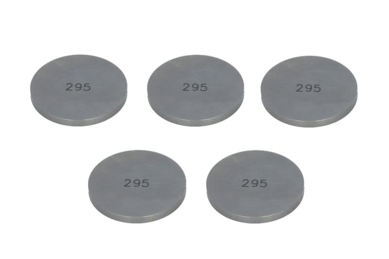 Set pastile reglaj joc supape TOURMAX oțel, · Ø29,5 × 2,95 mm