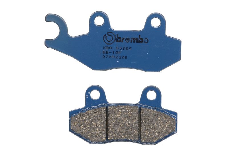 Set plăcuțe frână disc BREMBO înălțime 41,9 mm, lungime 76,9 mm, față, material Carbon
