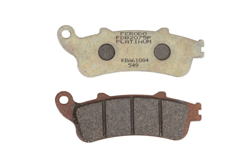 Set plăcuțe frână disc FERODO înălțime 41,0 mm, lungime 115,6 mm, față, material Platină