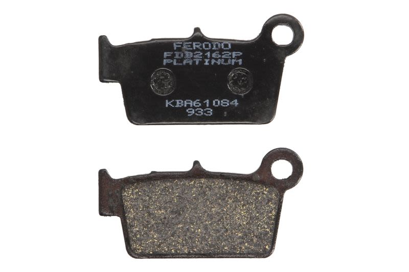 Set plăcuțe frână disc FERODO înălțime 36,0 mm, lungime 66,9 mm, spate, material Platină