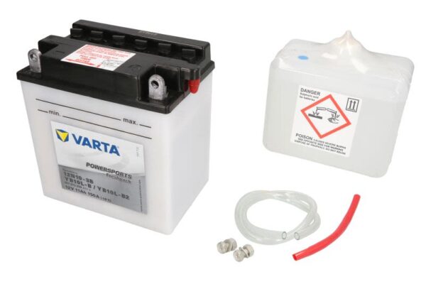Baterie pornire VARTA 136 × 91 × 146 mm, 12 V, 11 Ah, 150 A, 12N10-3B pentru SUZUKI GS 200-600 198