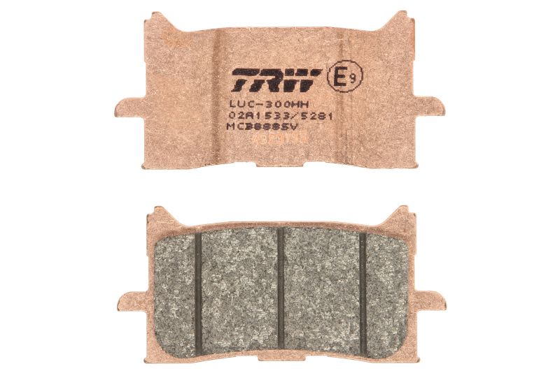 Set plăcuțe frână disc TRW față, sinterizat SV, utilizare stradă, 39,6 × 82,8 × 7,9 mm