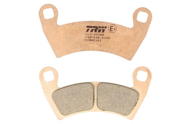 Set plăcuțe frână disc TRW înălțime 57,2 mm, lungime 120,4 mm, SI, față