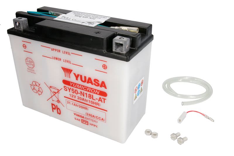 Baterie pornire YUASA 21,0 Ah, cantitate necesară de electrolit 1,4 l, înălțime 162,0 mm, lungime 205,0…