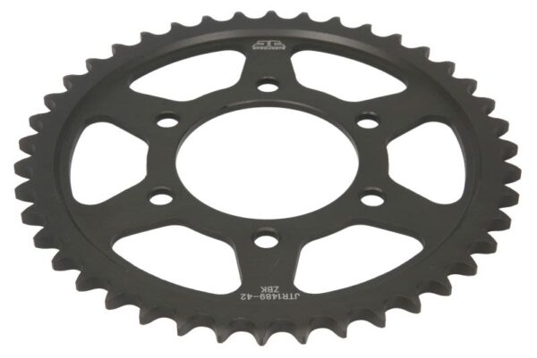 Foaie lanț JT diametru 10,5 mm, diametru 80,0 mm, culoare negru, material Oțel