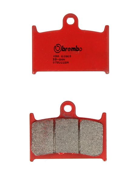 Set plăcuțe frână disc BREMBO față, sinterizat SA, utilizare stradă, 55 × 69,8 × 7 mm