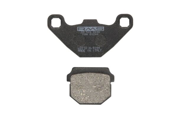 Set plăcuțe frână disc RMS înălțime 37,0 mm, lungime 47,5 mm, față, material Organic