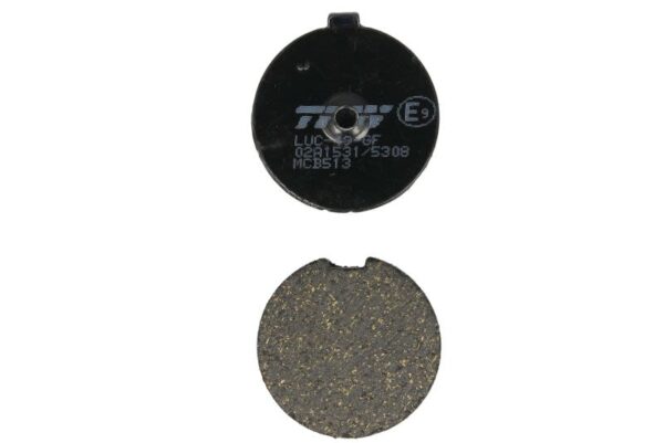 Set plăcuțe frână disc TRW înălțime 48,9 mm, lungime 44,7 mm, față, material Organic