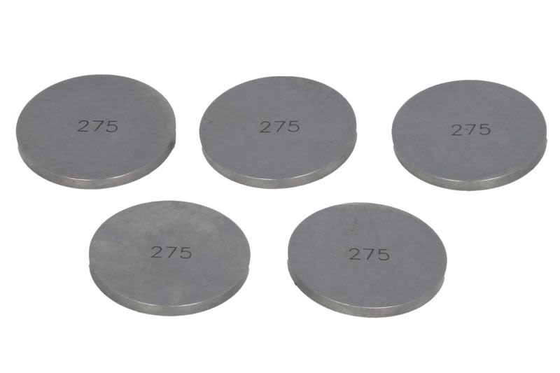 Set pastile reglaj joc supape TOURMAX oțel, · Ø29,5 × 2,75 mm