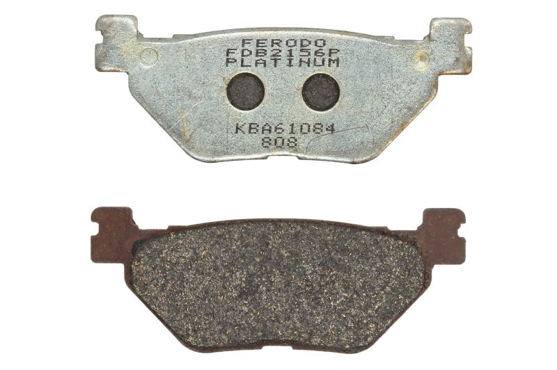 Set plăcuțe frână disc FERODO înălțime 39,3 mm, lungime 100,3 mm, spate, material Platină