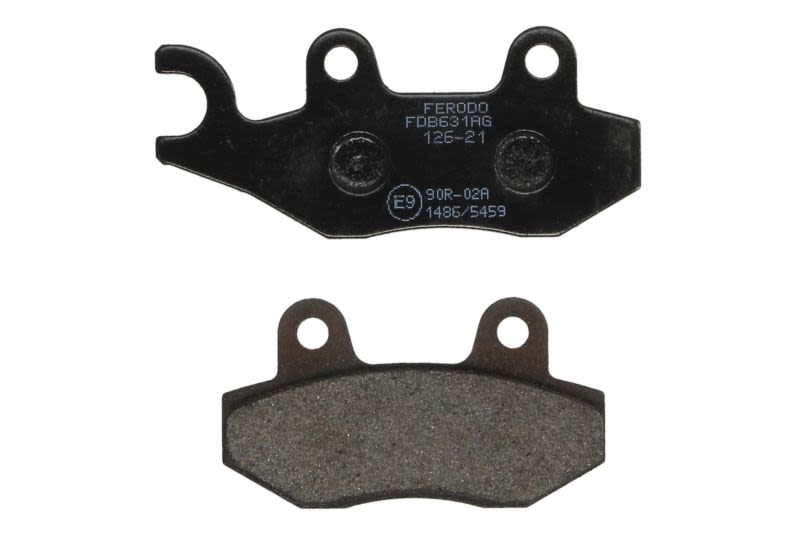 Set plăcuțe frână disc FERODO înălțime 42,2 mm, înălțime 2 42,2 mm, lungime 96,8 mm, lungime 2 76,5 mm