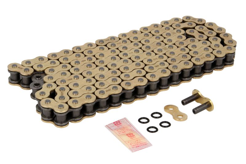 Lanț transmisie DID 124 zale, etanșare X-RING, auriu, VX3