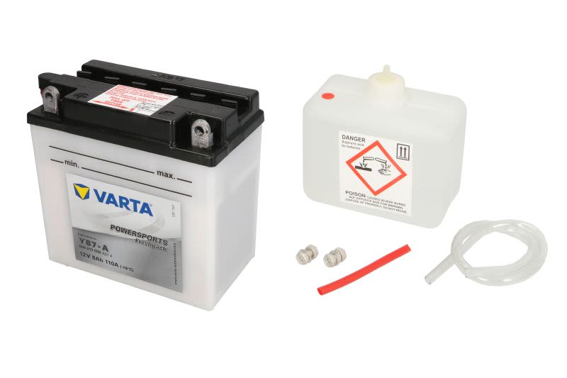 Baterie pornire VARTA 137 × 76 × 134 mm, 12 V, 8 Ah, 110 A, YB7-A