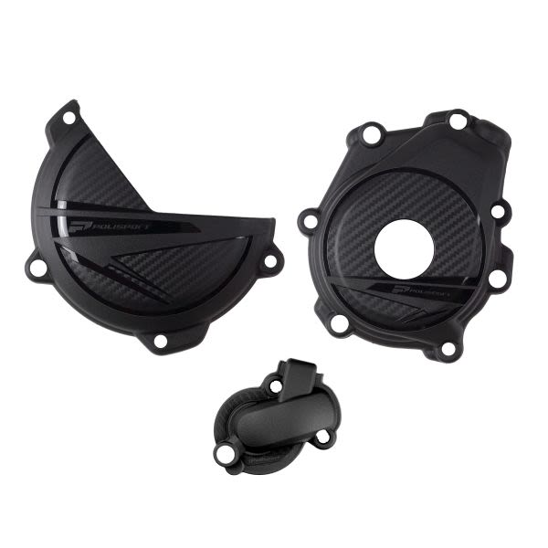 Capac carcasa ambreiaj POLISPORT negru pentru KTM SX-F 450 2023-2024