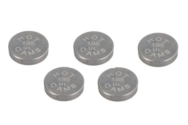 Set pastile reglaj joc supape 4 RIDE diametru 9,48 mm, tip motor 4T, grosime 1,95 mm