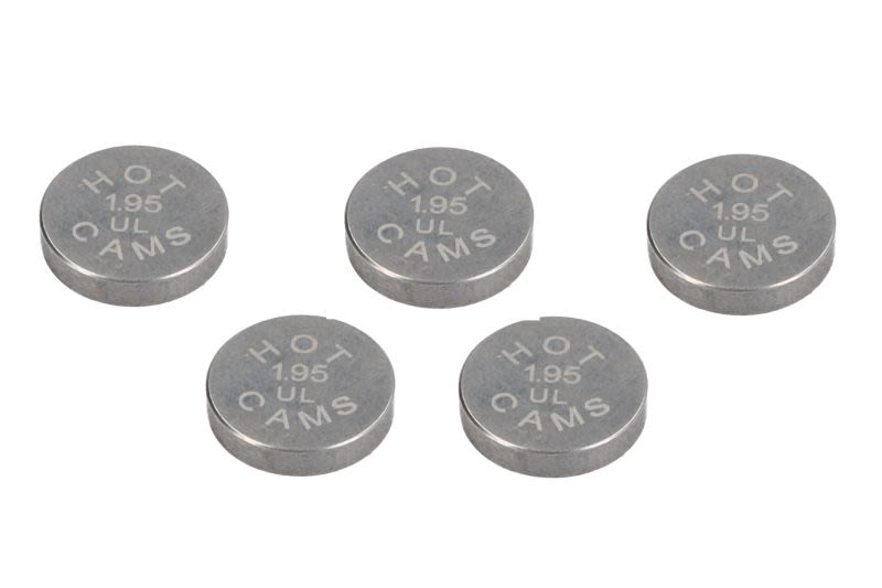 Set pastile reglaj joc supape 4 RIDE diametru 9,48 mm, tip motor 4T, grosime · Ø9,48 × 1,95 mm