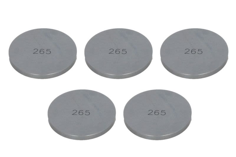 Set pastile reglaj joc supape TOURMAX oțel, · Ø29,5 × 2,65 mm