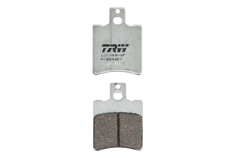 Set plăcuțe frână disc TRW față, organic, utilizare off-road/stradă/scuter, 54 × 39,7 × 6,6 mm