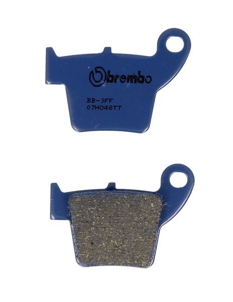 Set plăcuțe frână disc BREMBO înălțime 43,7 mm, lungime 59,7 mm, TT, față