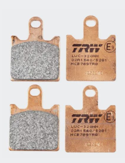 Set plăcuțe frână disc TRW înălțime 49,8 mm, lungime 37,9 mm, TRQ, față