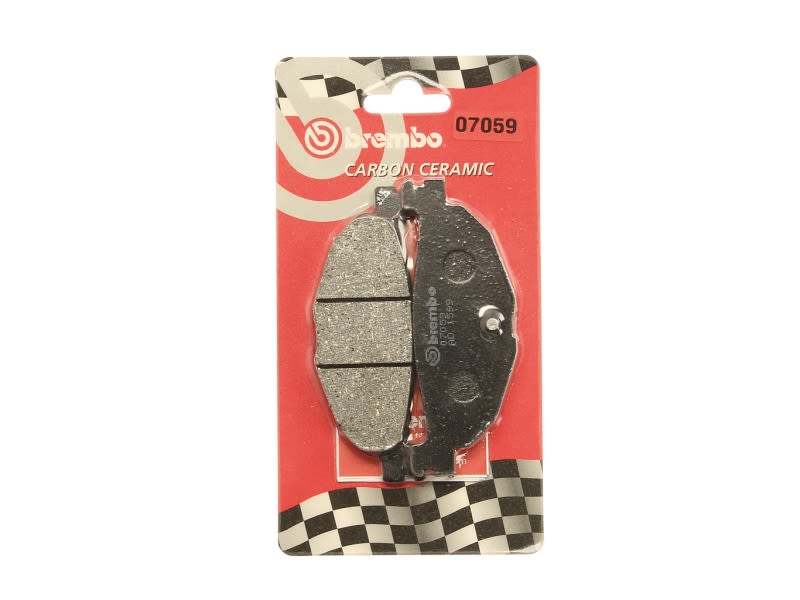 Set plăcuțe frână disc BREMBO spate, carbon, utilizare scuter, 37,1 × 96,6 × 11,8 mm
