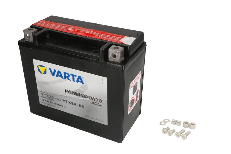 Baterie pornire VARTA 177 × 88 × 156 mm, 12 V, 18 Ah, 250 A, YTX20-BS