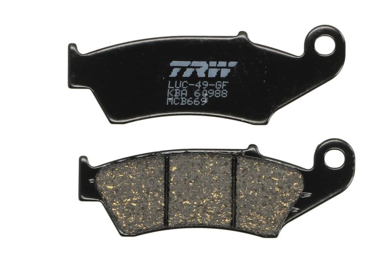 Set plăcuțe frână disc TRW înălțime 43,9 mm, lungime 72,8 mm, față, material Organic