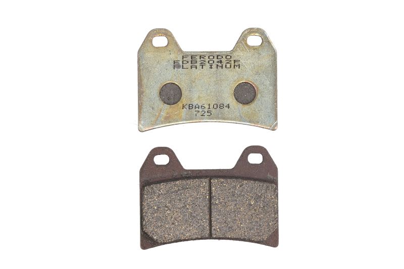 Set plăcuțe frână disc FERODO înălțime 55,2 mm, lungime 75,2 mm, față, material Platină