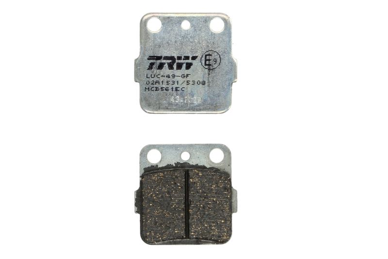 Set plăcuțe frână disc TRW înălțime 45,0 mm, lungime 45,9 mm, EC, față