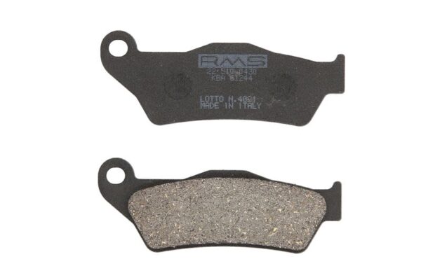 Set plăcuțe frână disc RMS înălțime 37,0 mm, lungime 94,5 mm, față, material Organic