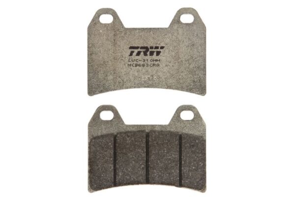 Set plăcuțe frână disc TRW înălțime 55,5 mm, lungime 74,9 mm, CRQ, față