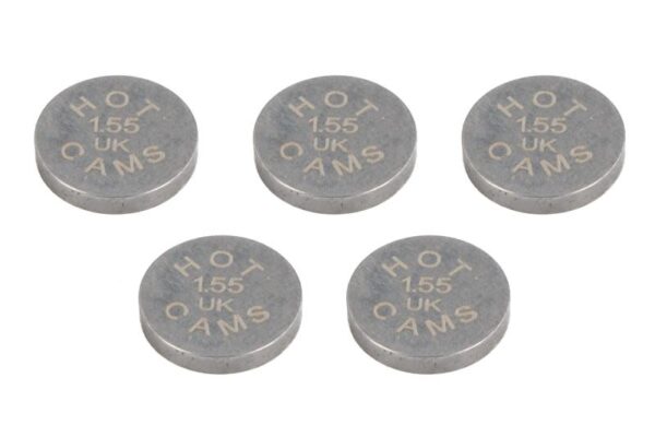 Set pastile reglaj joc supape 4 RIDE diametru 9,48 mm, tip motor 4T, grosime 1,55 mm