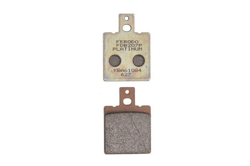 Set plăcuțe frână disc FERODO înălțime 57,0 mm, lungime 40,0 mm, față, material Platină