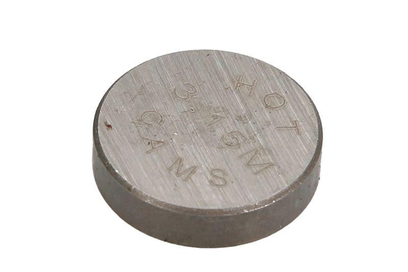 Set pastile reglaj joc supape 4 RIDE · Ø13 × 3,15 mm
