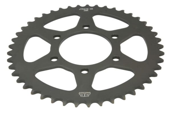 Foaie lanț JT diametru 10,5 mm, diametru 80,0 mm, culoare negru, material Oțel