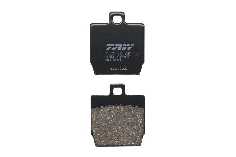 Set plăcuțe frână disc TRW înălțime 52,5 mm, lungime 45,2 mm, față, material Organic
