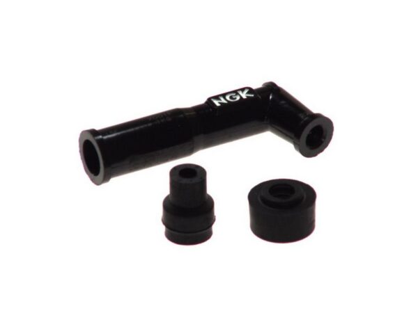 Fișă bujie NGK filet 10, negru, 12 mm