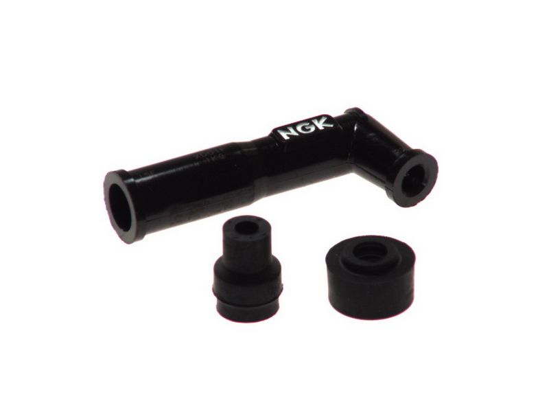 Fișă bujie NGK filet 10, negru, 12 mm