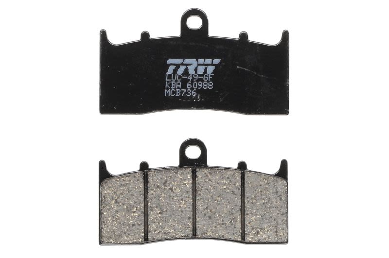 Set plăcuțe frână disc TRW înălțime 45,7 mm, lungime 81,0 mm, față, material Organic
