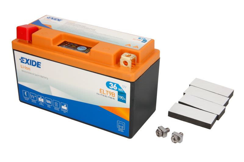 Baterie pornire EXIDE 3,0 Ah, înălțime 95,0 mm, lungime 150,0 mm, lățime 65,0 mm